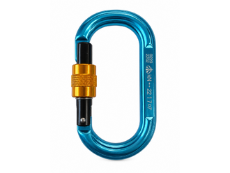 IR 0220 Карабин овал алюминиевый с муфтой (Keylock)